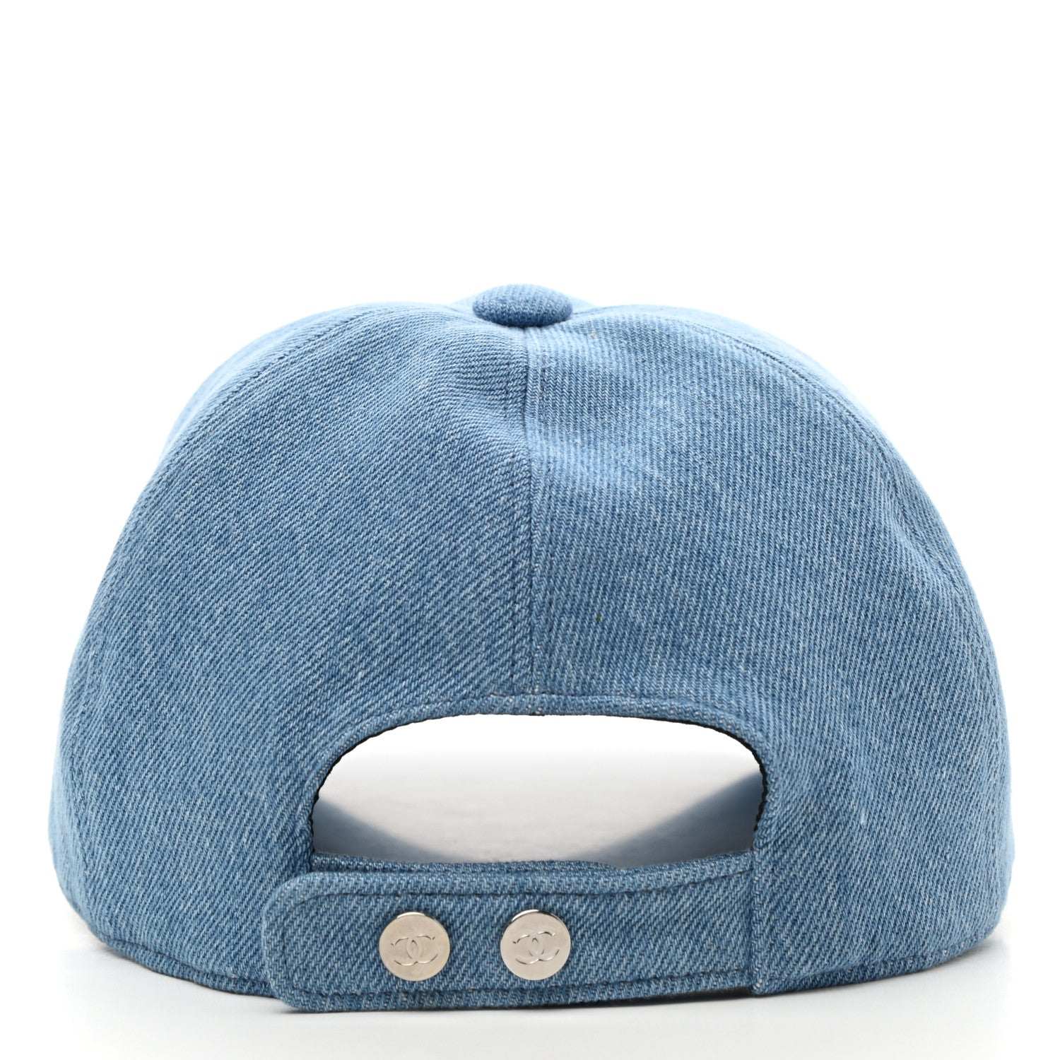 Chanel Cotton Sequin CC Cap Hat Blue 5 of 8