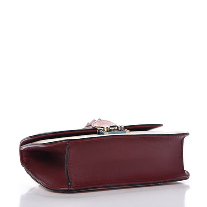 Valentino Garavani Vitello Small Glam Lock Rockstud Flap Light Ivory Water Rose Marine Rubin 6 of 19