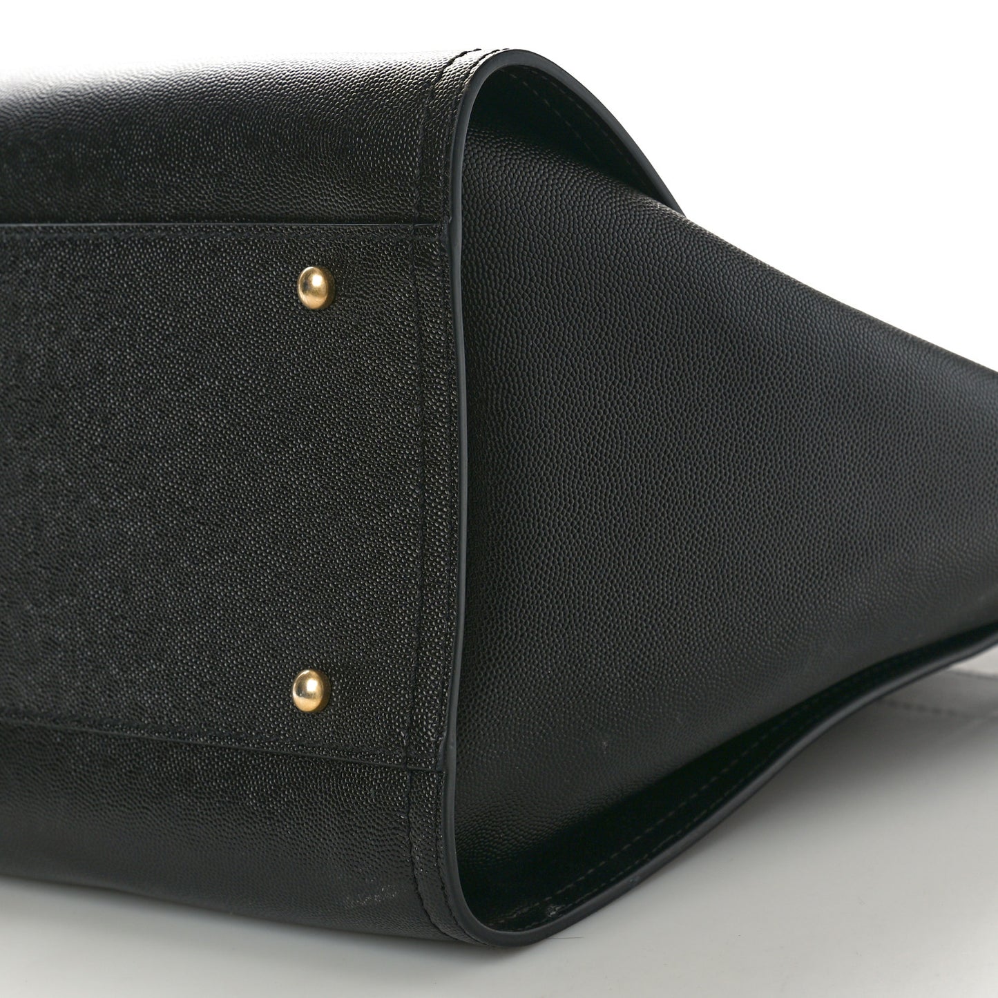 Caviar Medium Studded Deauville Tote Black