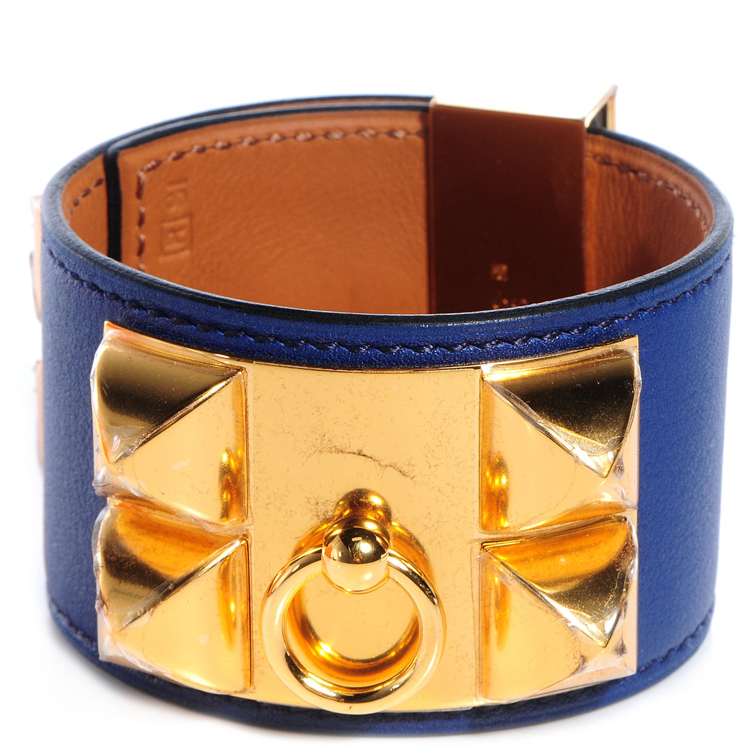 Hermes Swift Collier de Chien CDC Small Bracelet Bleu Saphir 1 of 8