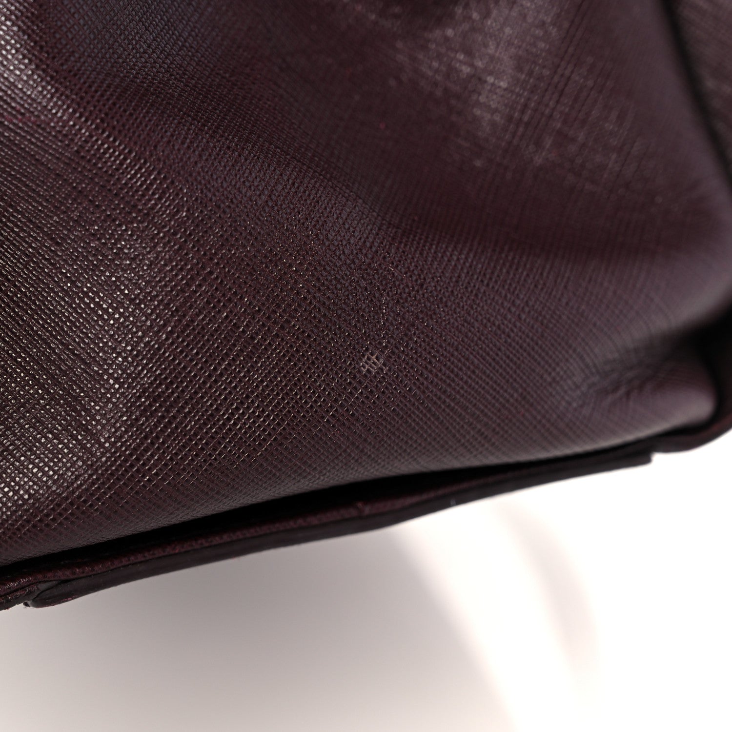 Salvatore Ferragamo Printed Calfskin Beky Tote Burgundy 22 of 25