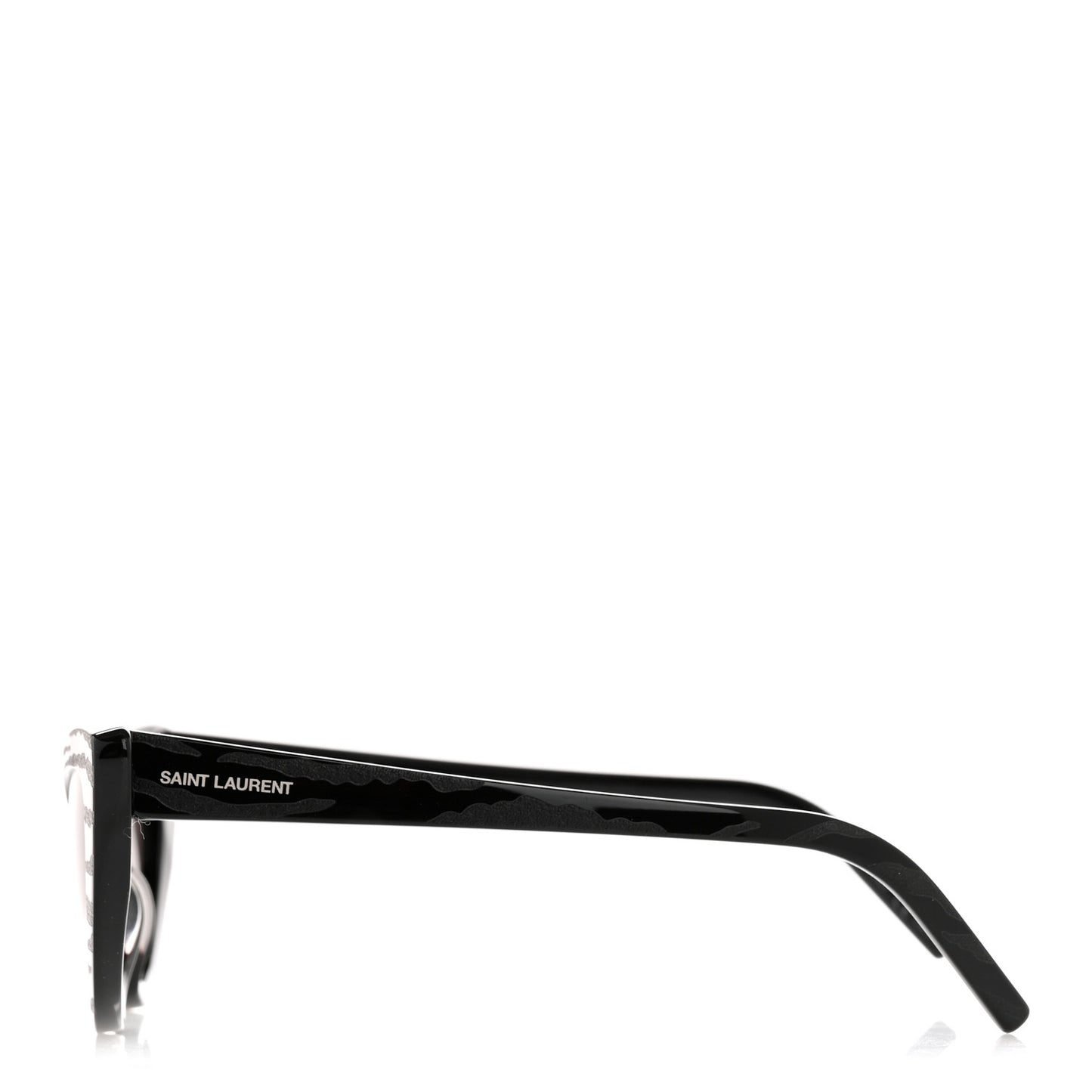 Acetate Lily Tiger Cat Eye Sunglasses SL213 Black