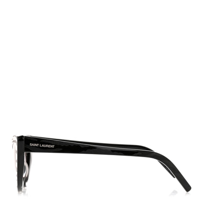 Saint Laurent Acetate Lily Tiger Cat Eye Sunglasses SL213 Black 3 of 9