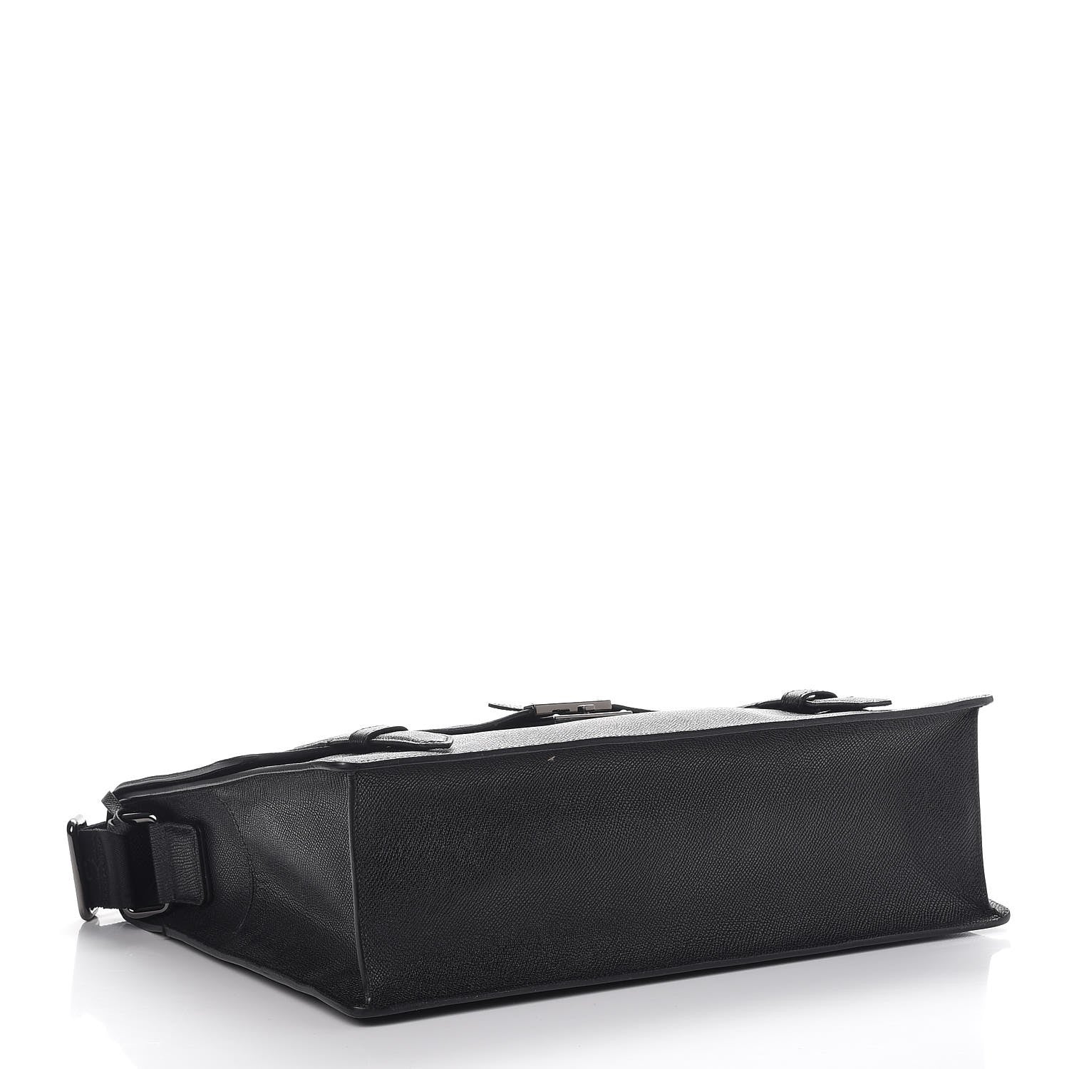 Burberry London Grainy Calfskin Rivendale Messenger Bag Black 4 of 8