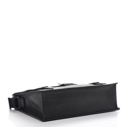 Burberry London Grainy Calfskin Rivendale Messenger Bag Black 4 of 8