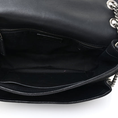 Saint Laurent Suede Monogram Medium Niki Chain Satchel Black 5 of 27