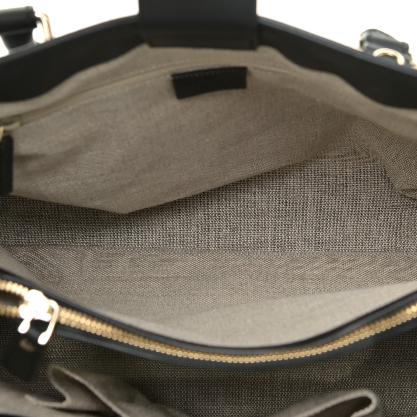 Soft Microguccissima Medium Tote Black