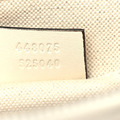 Gucci Calfskin Bamboo Web Medium Dionysus Top Handle Bag White Blue Hibiscus Red 7 of 11