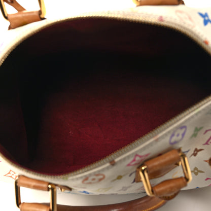 Louis Vuitton Monogram Multicolor Speedy 30 White 5 of 13