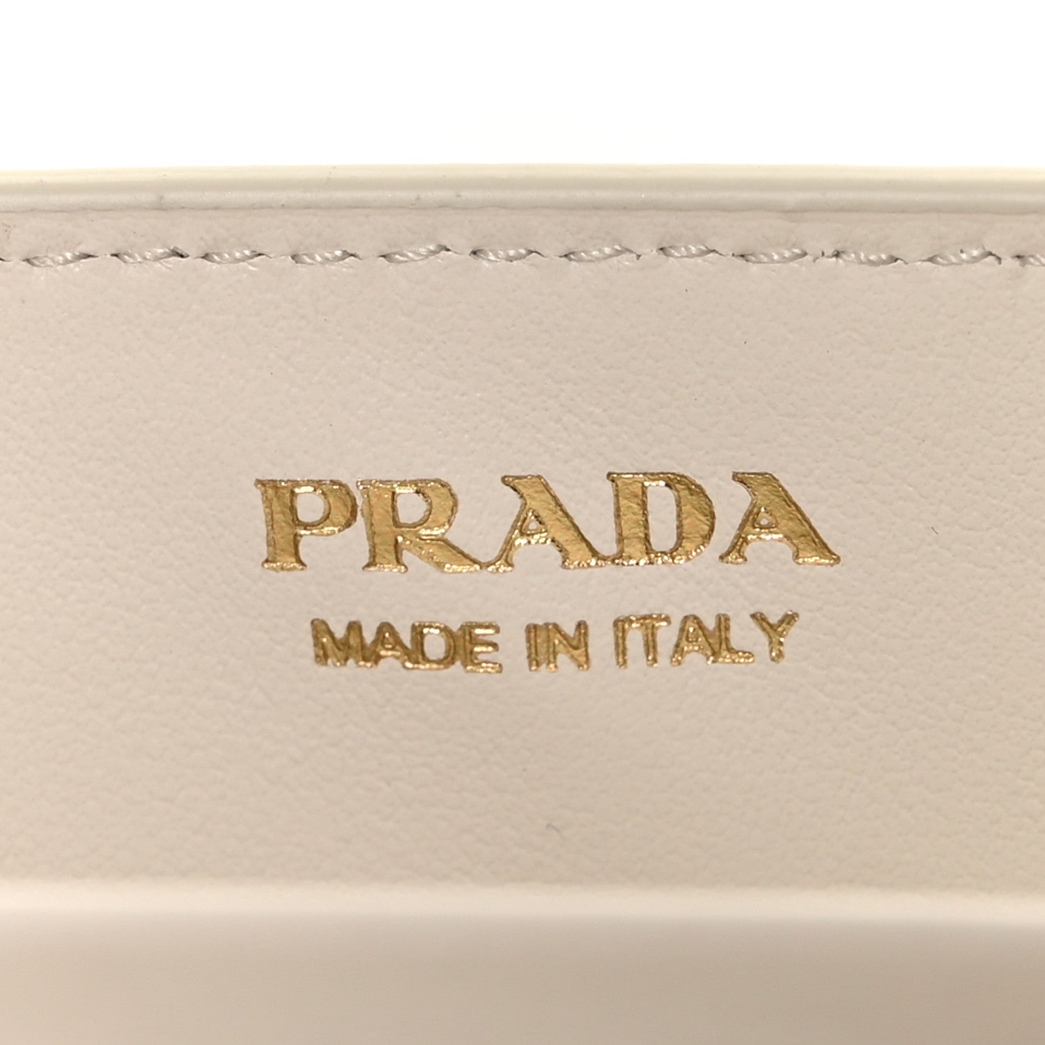 Prada Saffiano Cuir Triangle Logo Miniborse White 5 of 7
