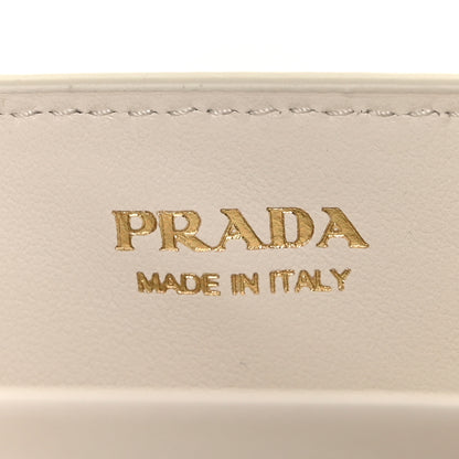 Prada Saffiano Cuir Triangle Logo Miniborse White 5 of 7