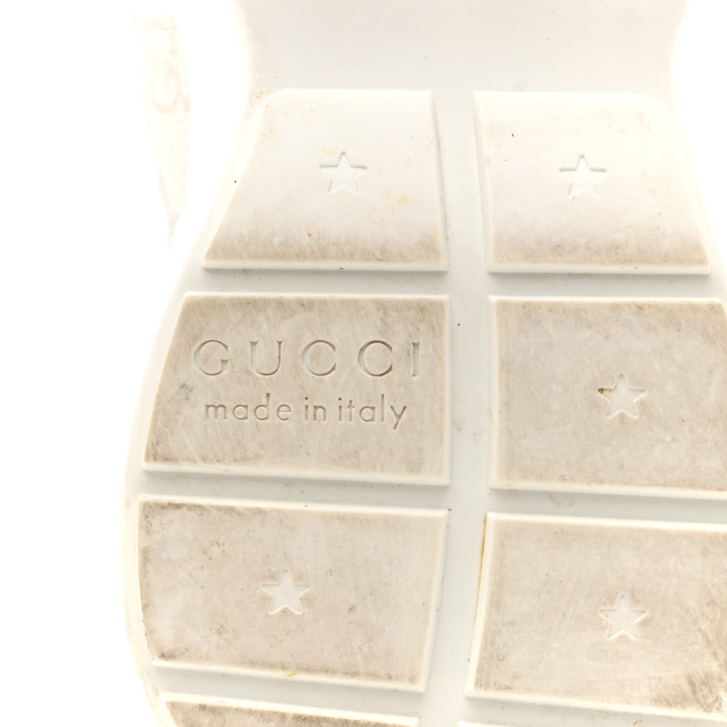 Gucci GG Supreme Monogram Womens Rhyton Sneakers 36.5 White 8 of 10