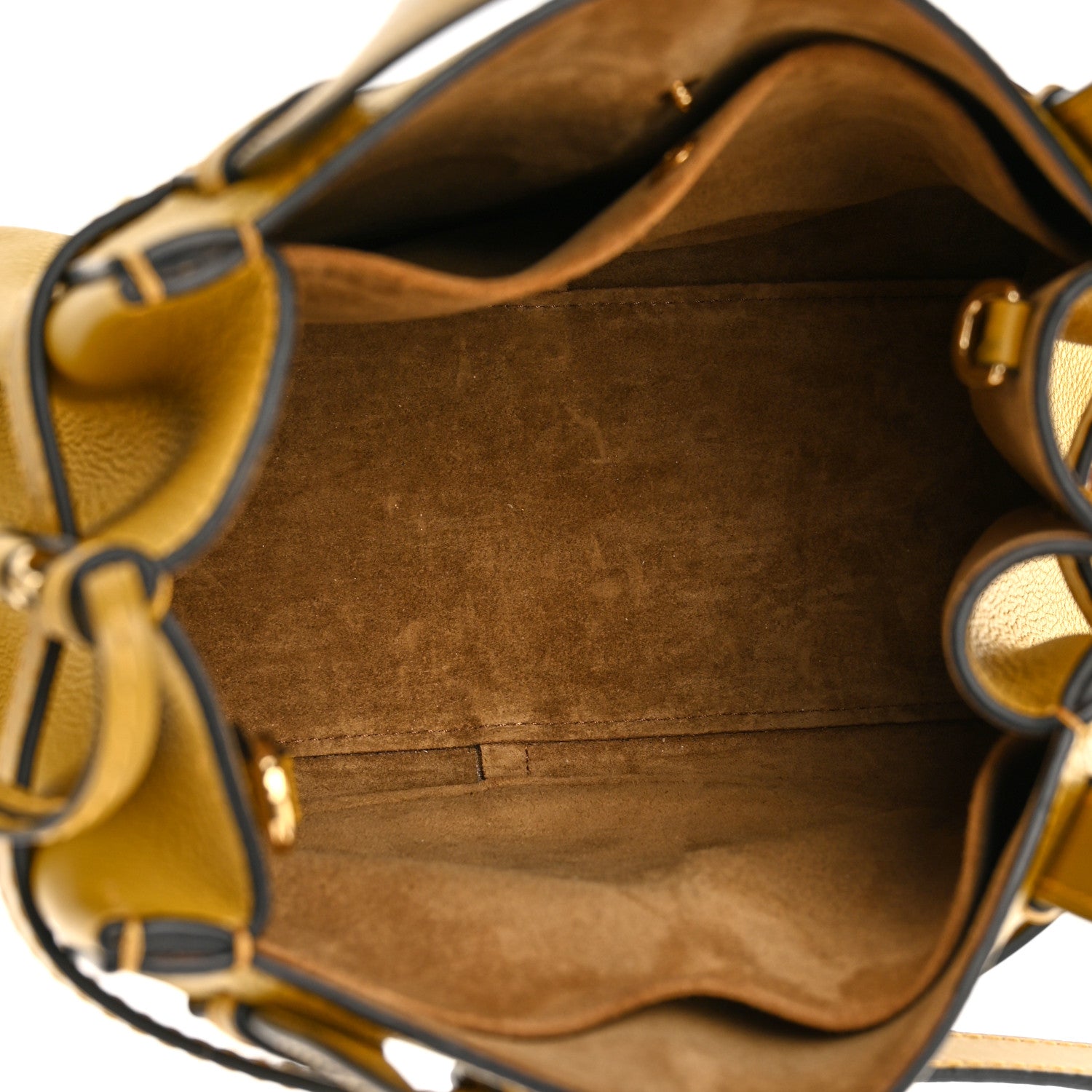 Loewe Calfskin Mini Gate Tote Mustard Yellow 4 of 9