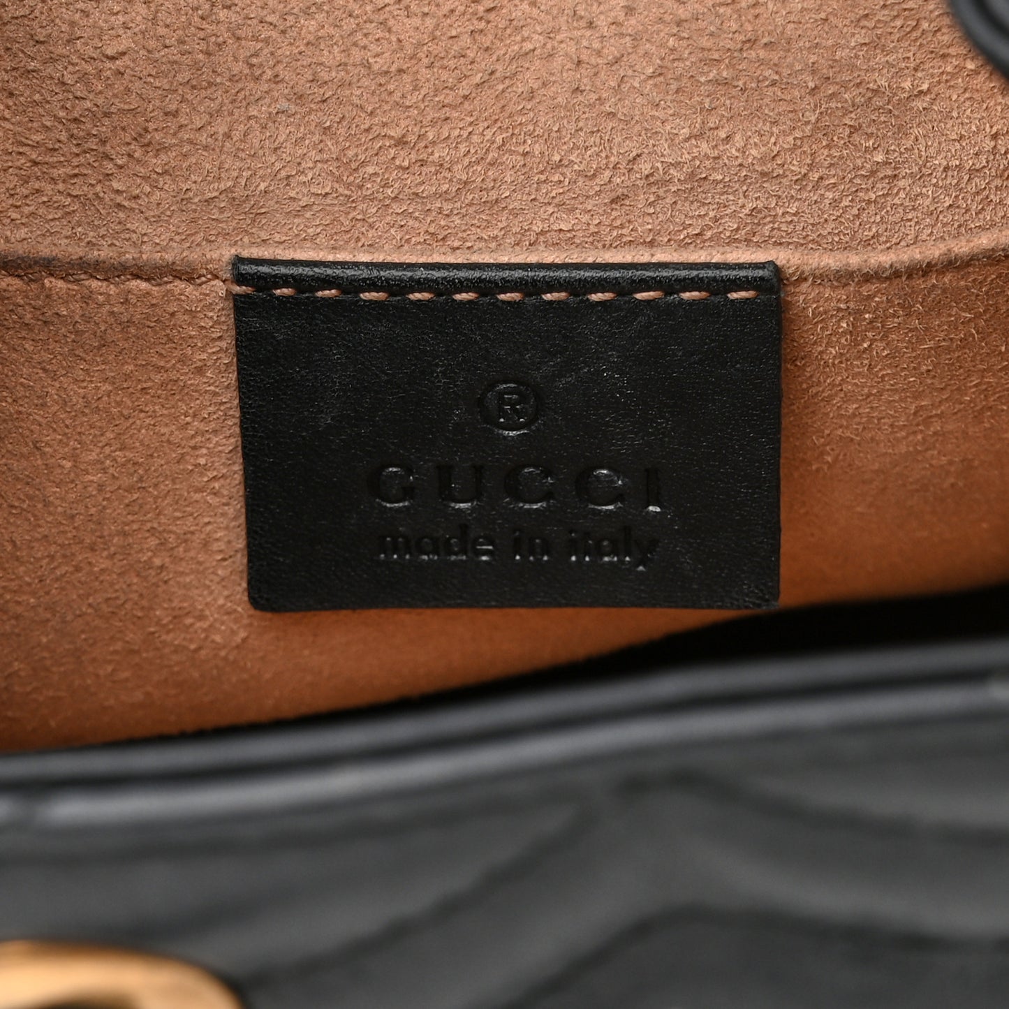 Calfskin Matelasse GG Marmont Flap Backpack Black