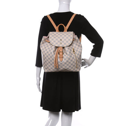 Louis Vuitton Damier Azur Sperone Backpack 2 of 10