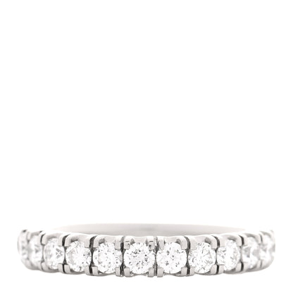 Cartier Platinum Diamond 3.5mm Etincelle de Cartier Wedding Band Ring 55 7.25 1 of 6