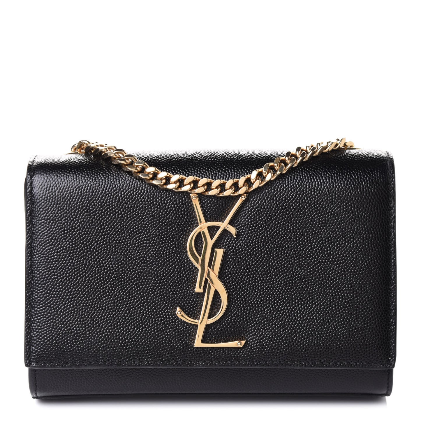 Grain De Poudre Small Monogram Kate Satchel Black