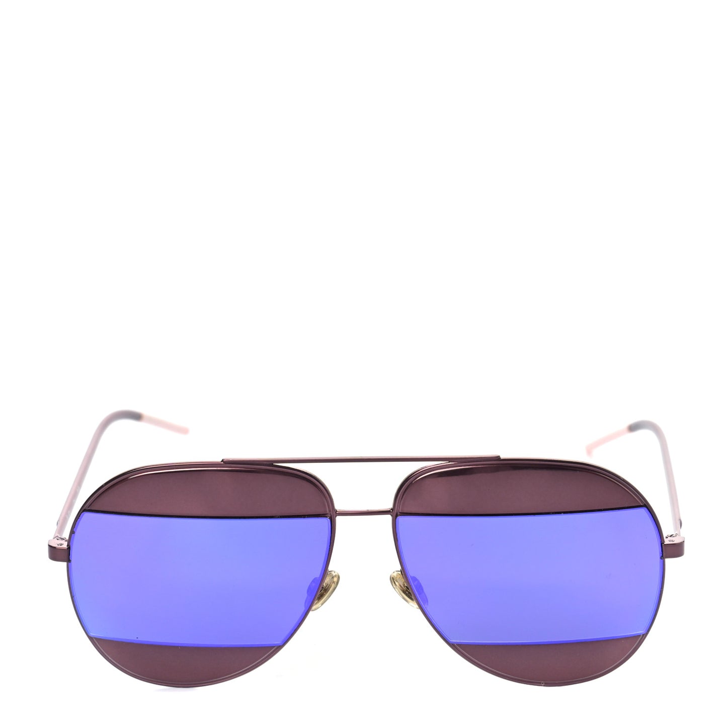Metal Split 1 Aviator Sunglasses Purple