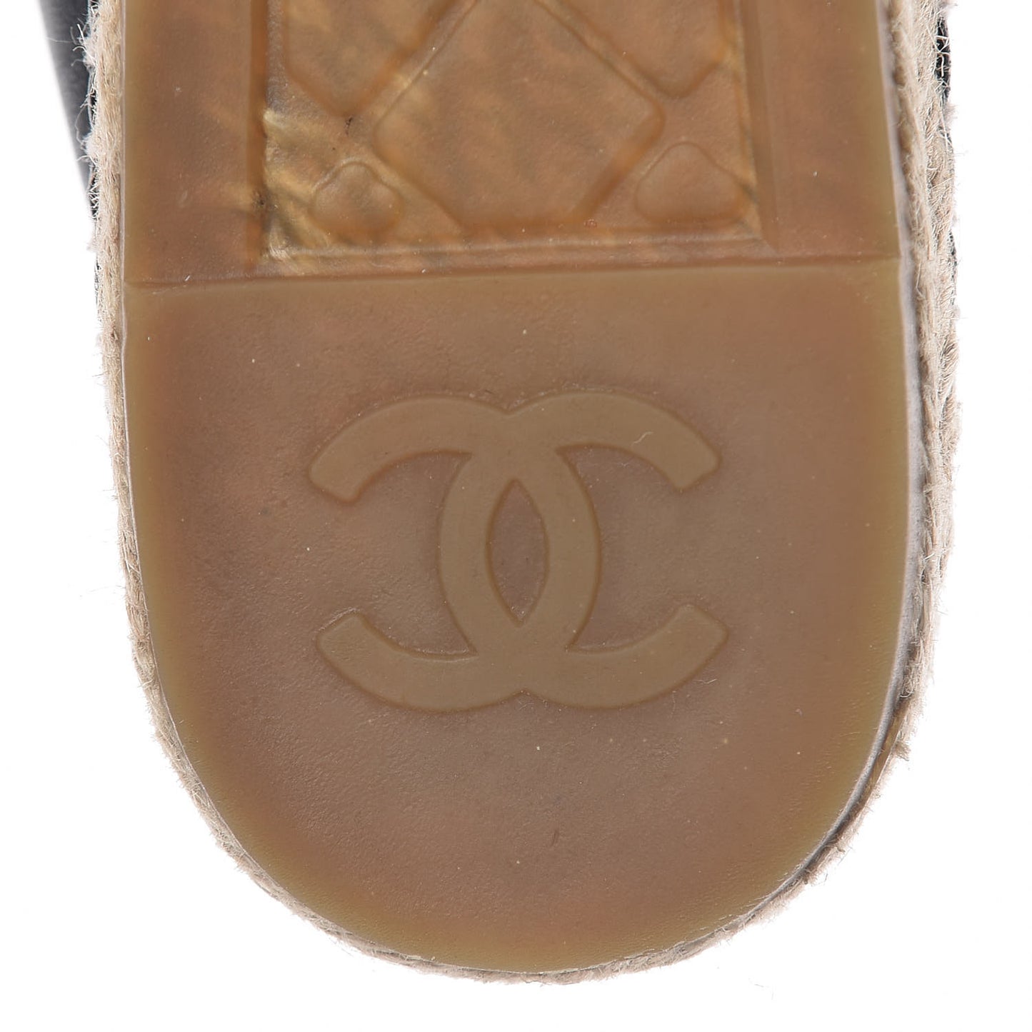 Lambskin CC Espadrilles 37 Black