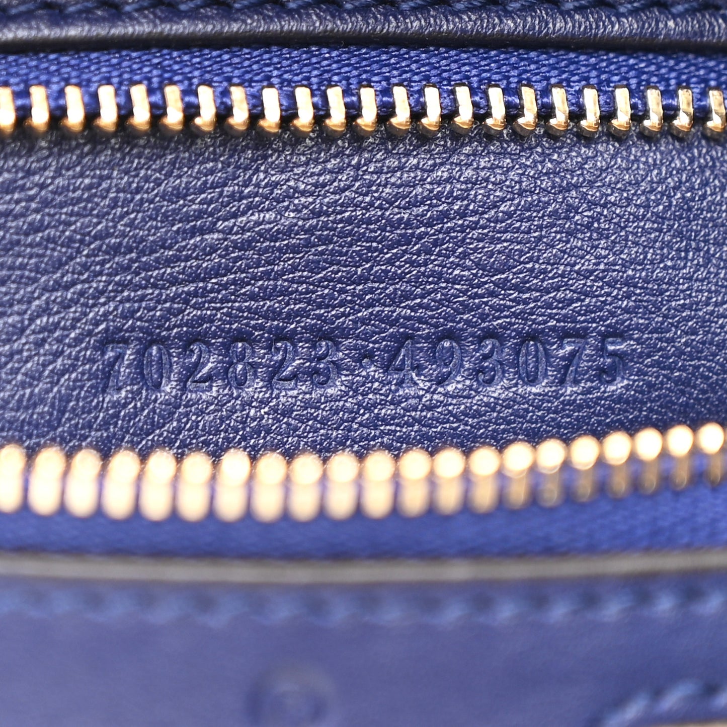 Aria Calfskin Web Large Attache Shoulder Bag Navy