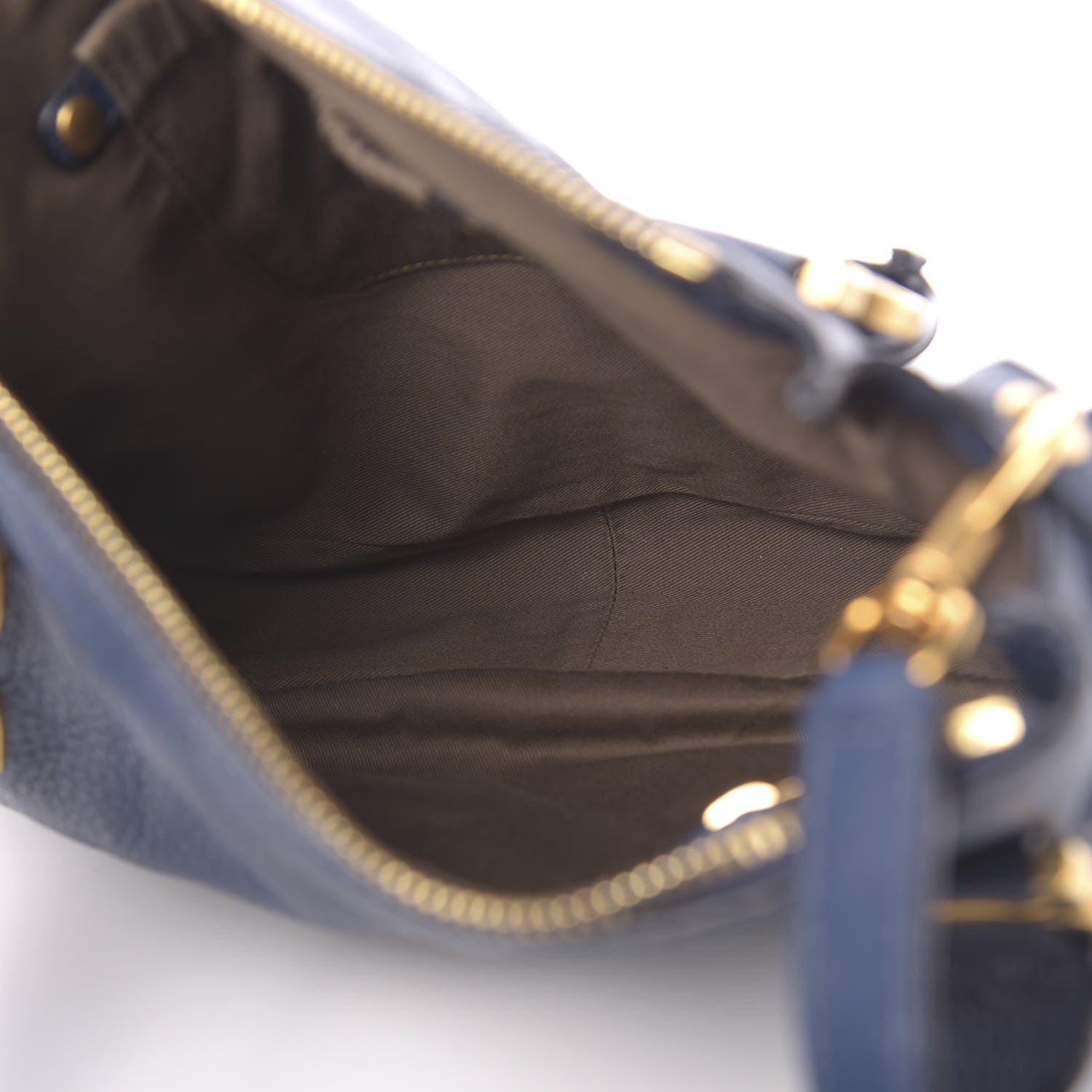 Chloe Calfskin Medium Marcie Satchel Royal Navy 5 of 12