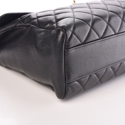 Chanel Caviar Quilted Jumbo Single Flap Black 10 of 14