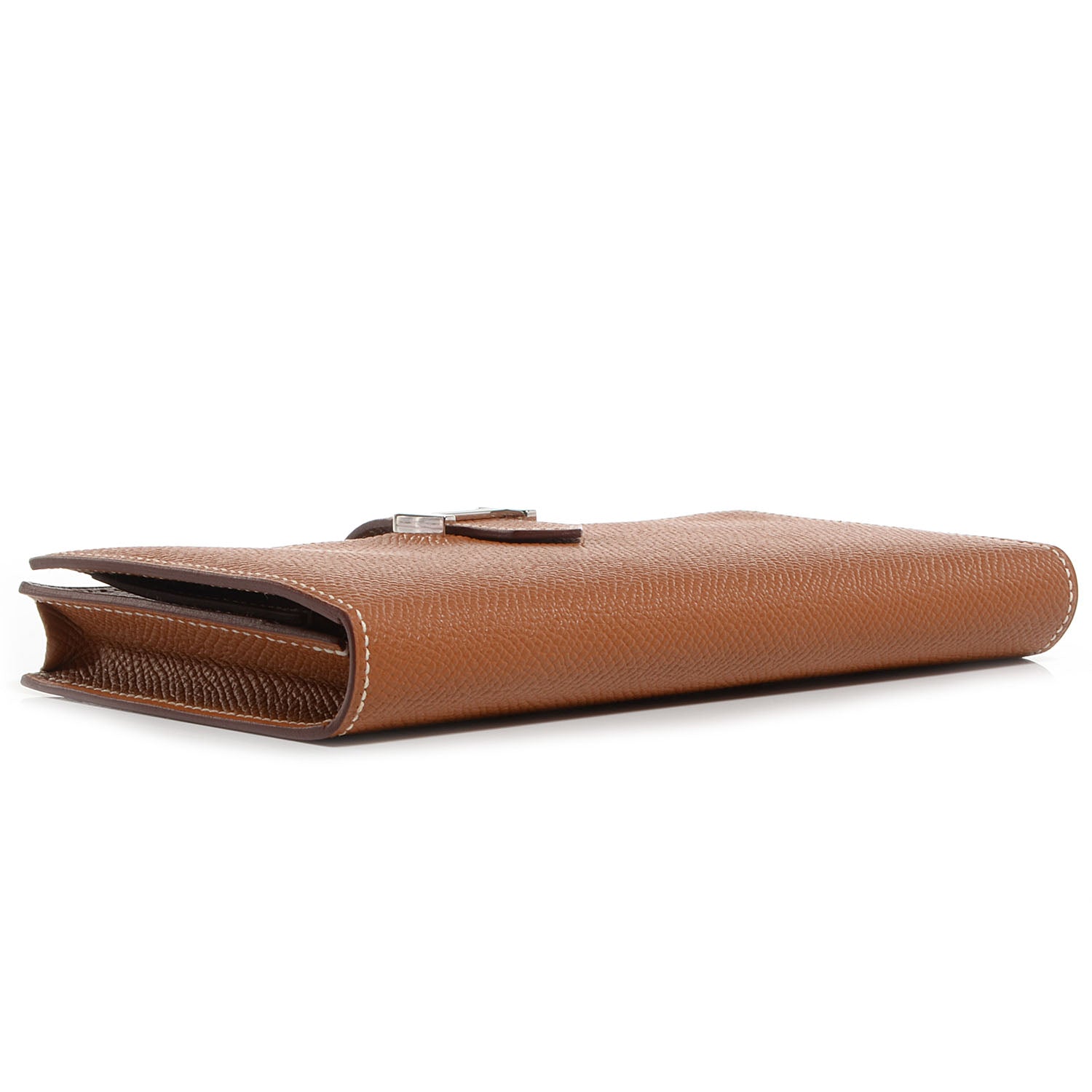 Hermes Epsom Bearn Gusset Wallet Gold 4 of 10
