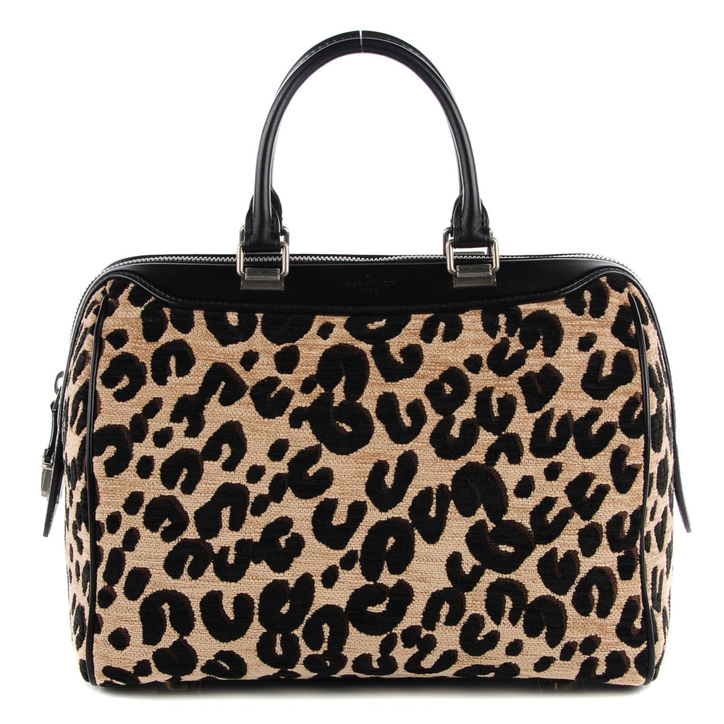 Jacquard Velvet Leopard Print Stephen Sprouse Speedy
