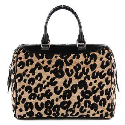 Louis Vuitton Jacquard Velvet Leopard Print Stephen Sprouse Speedy 1 of 7