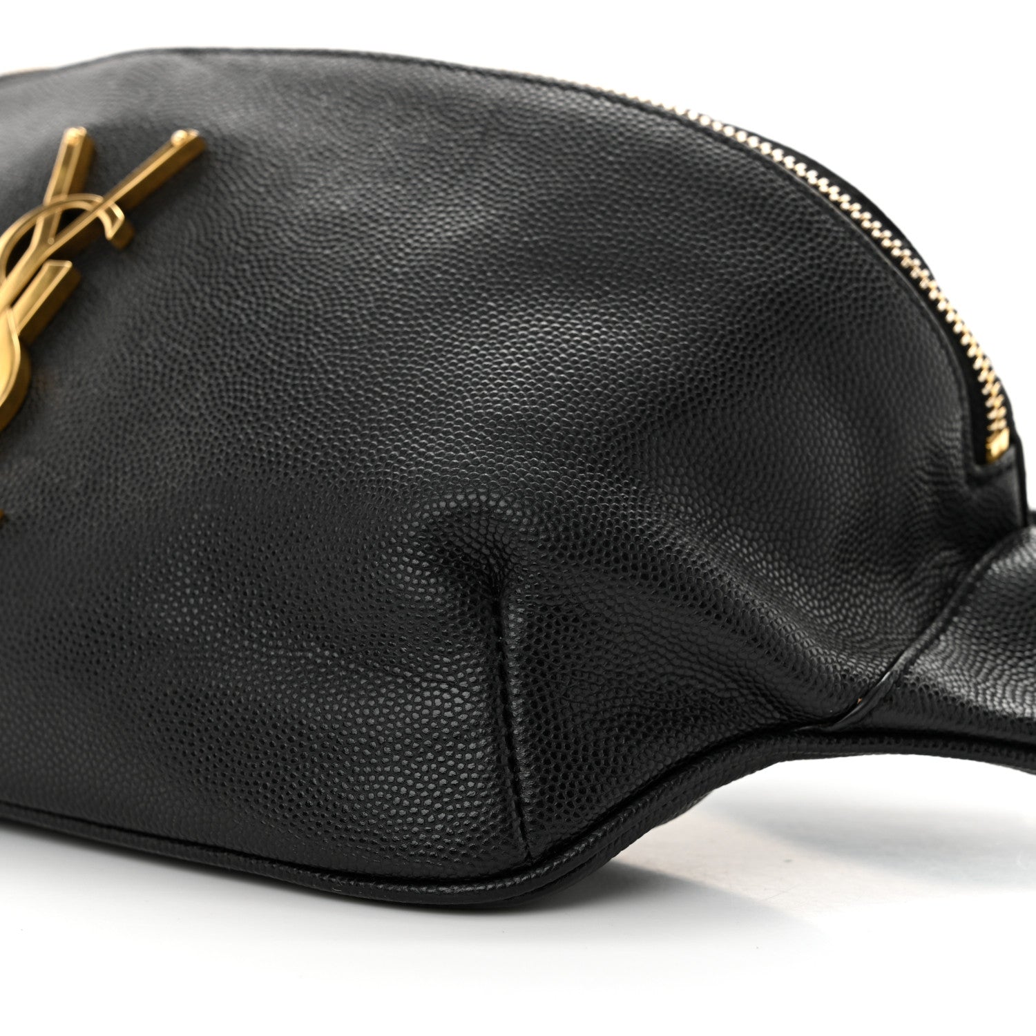 Saint Laurent Grain De Poudre Monogram Belt Bag Black 8 of 11