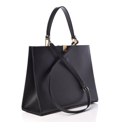 Balenciaga Calfskin Le Dix Soft Cabas M Shoulder Bag Black 3 of 18