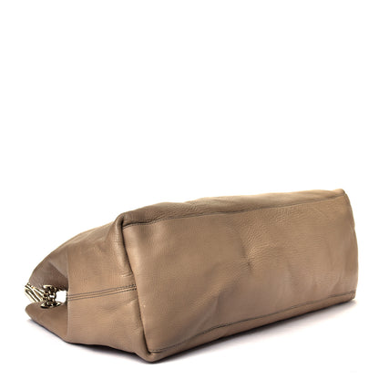 Gucci Pebbled Calfskin Large Soho Chain Shoulder Bag Nude 3 of 7
