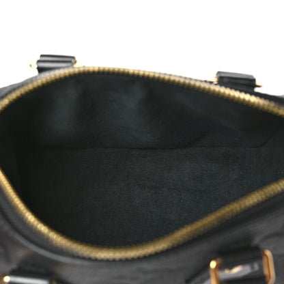 Louis Vuitton Empreinte Monogram Giant Speedy Bandouliere 20 Black 5 of 9