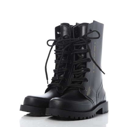 Christian Dior Rubber Diorcamp Low Boots 36 Black 3 of 8