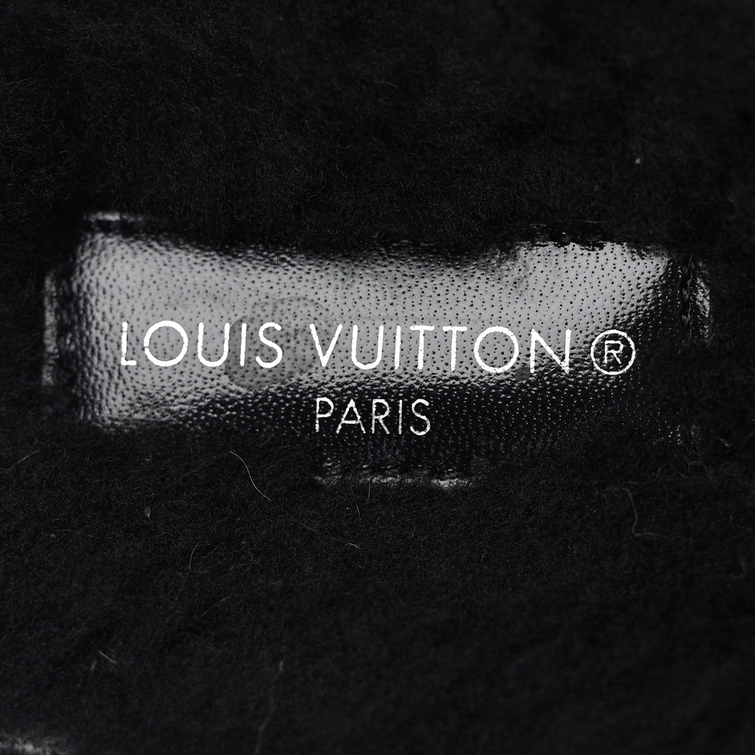 Louis Vuitton Shearling Magnetic Flat Mule 38 Black 7 of 9