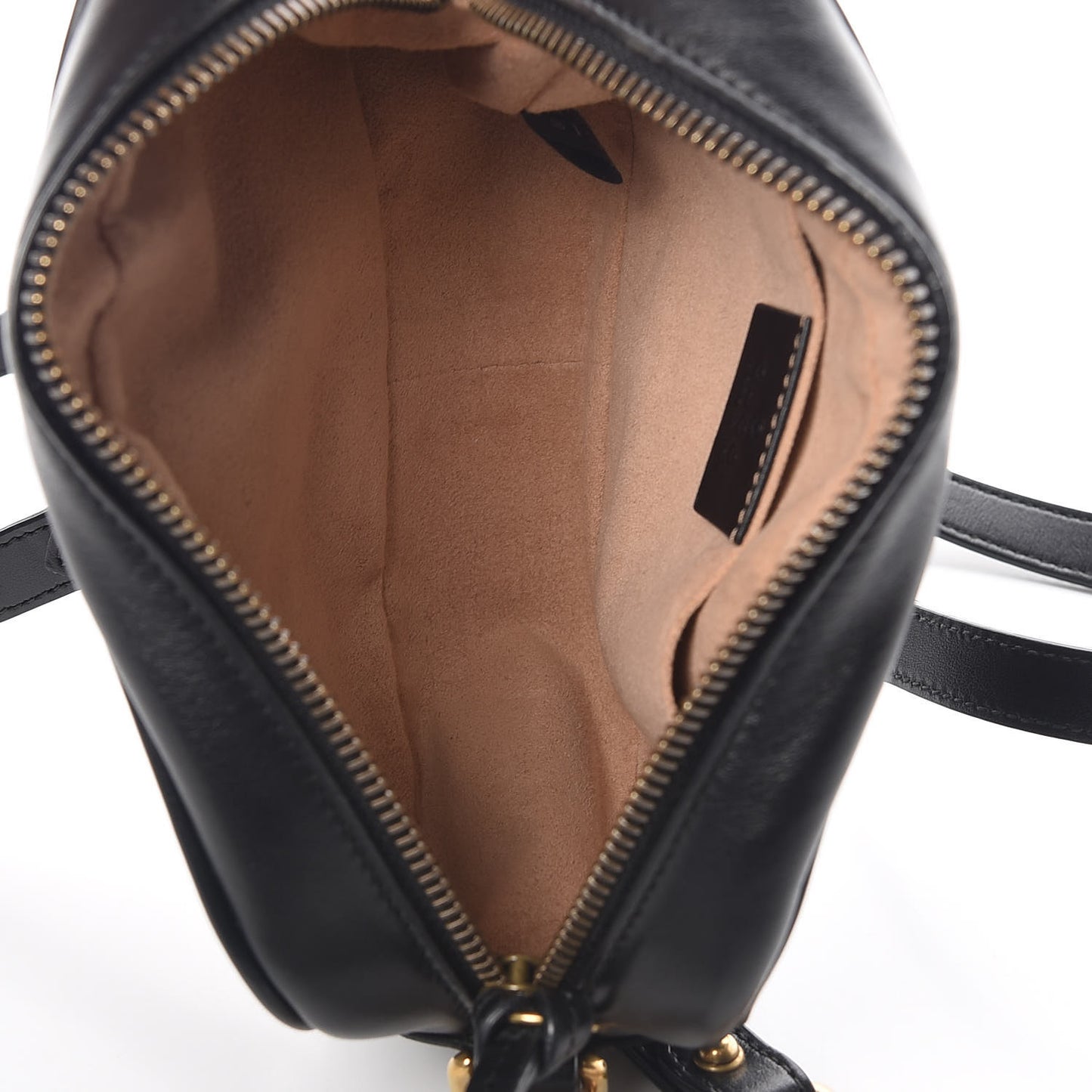 Calfskin Matelasse Mini GG Marmont Chain Shoulder Bag Black