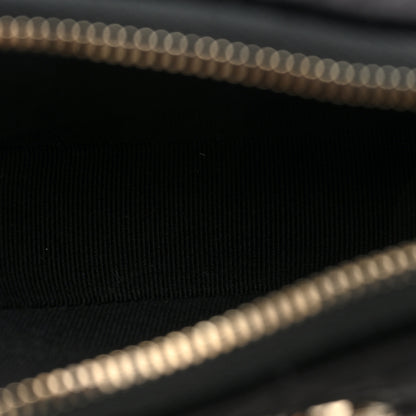 Chanel Velvet Crystal Quilted Chain Hobo Black 5 of 11