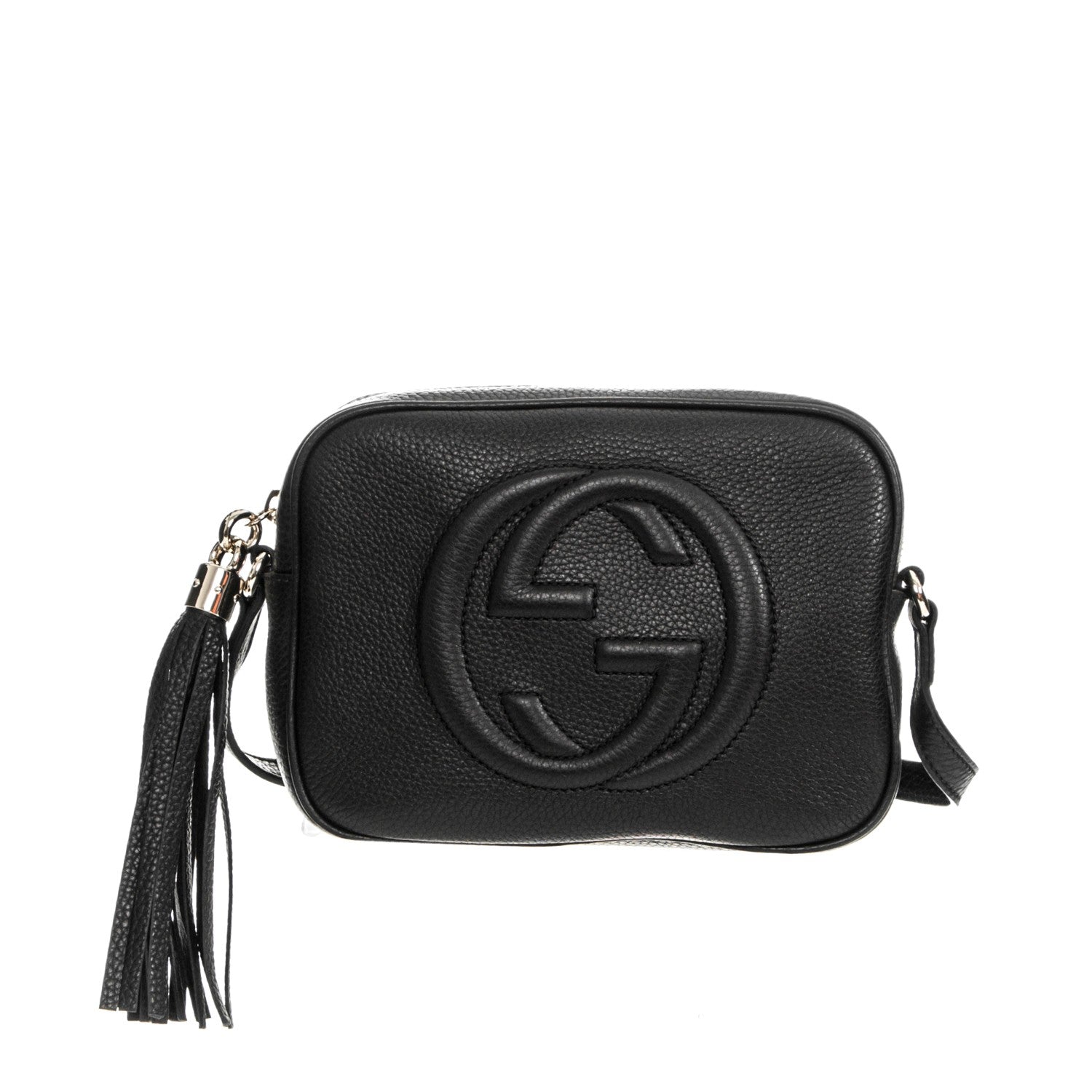 Gucci Pebbled Calfskin Small Soho Disco Bag Black 8 of 14