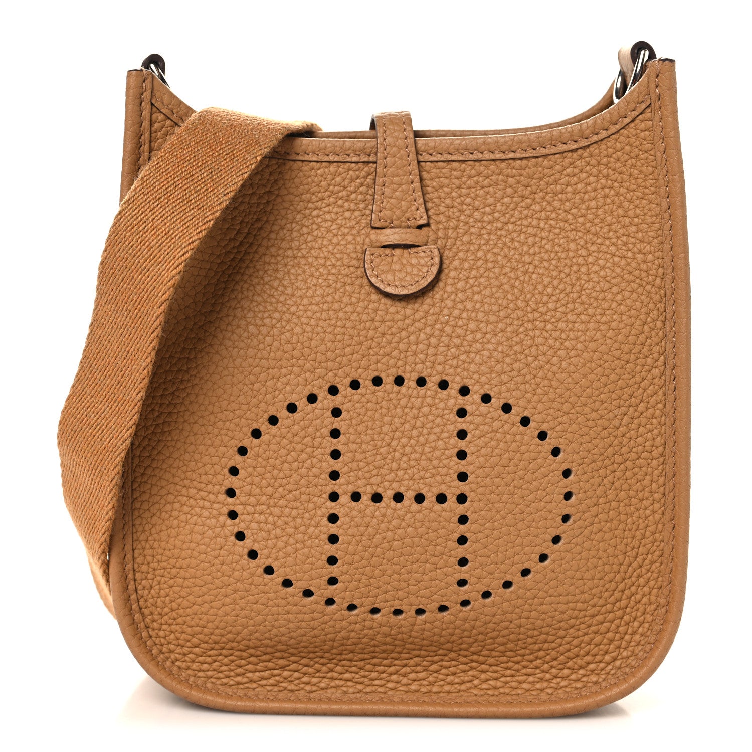 Hermes Taurillon Clemence Evelyne TPM Biscuit 1 of 12
