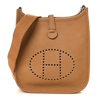 Hermes Taurillon Clemence Evelyne TPM Biscuit 1 of 12