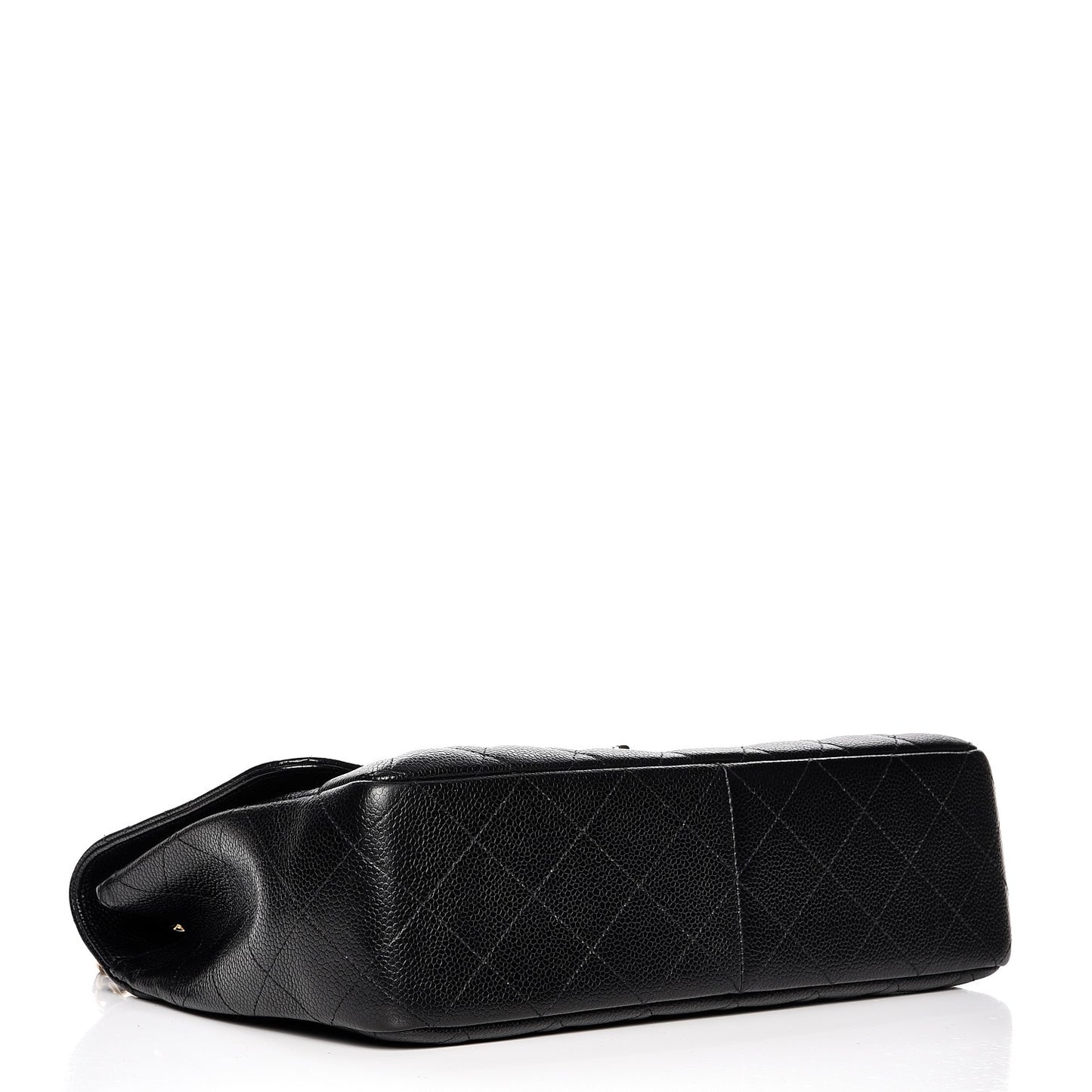 Caviar Quilted Jumbo Single Flap Black