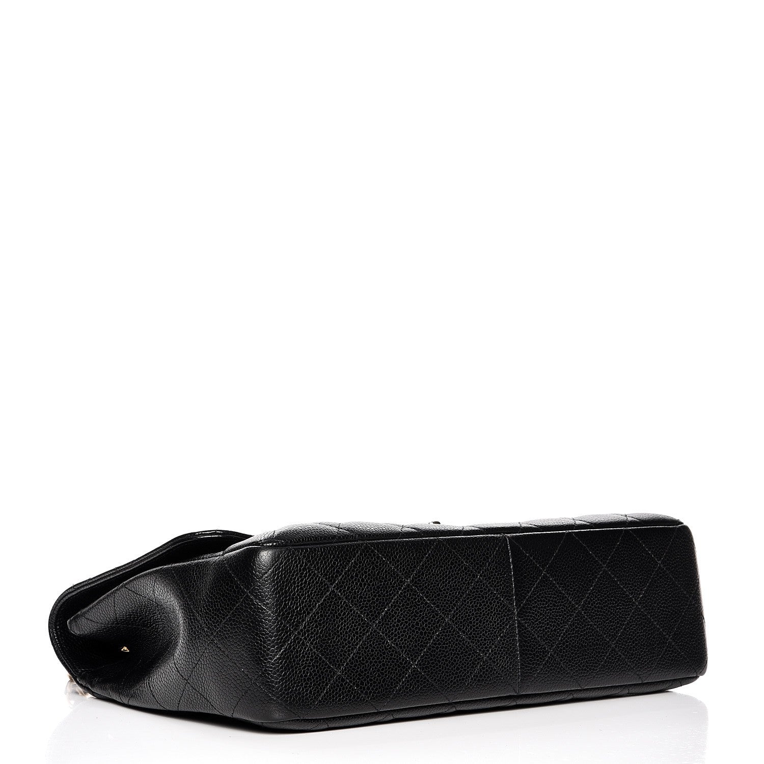 Chanel Caviar Quilted Jumbo Single Flap Black 4 of 13