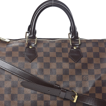 Louis Vuitton Damier Ebene Speedy Bandouliere 35 7 of 10