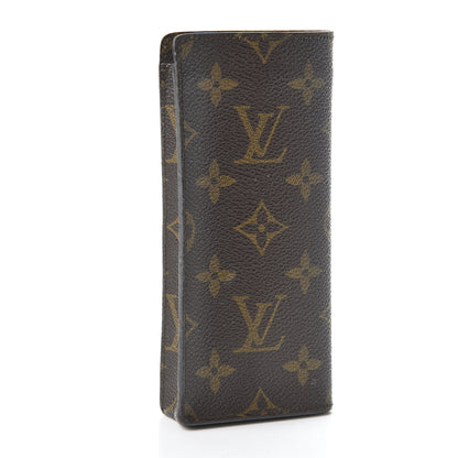 Louis Vuitton Monogram Etui a Lunettes Simple Eyeglass Case 2 of 8