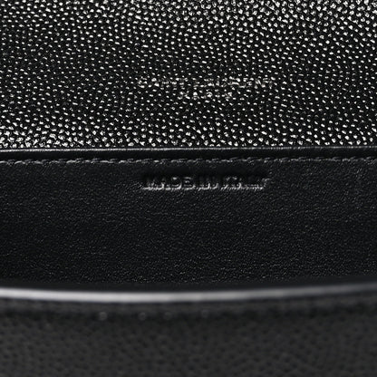 Saint Laurent Grain de Poudre Uptown Chain Wallet Black 7 of 11