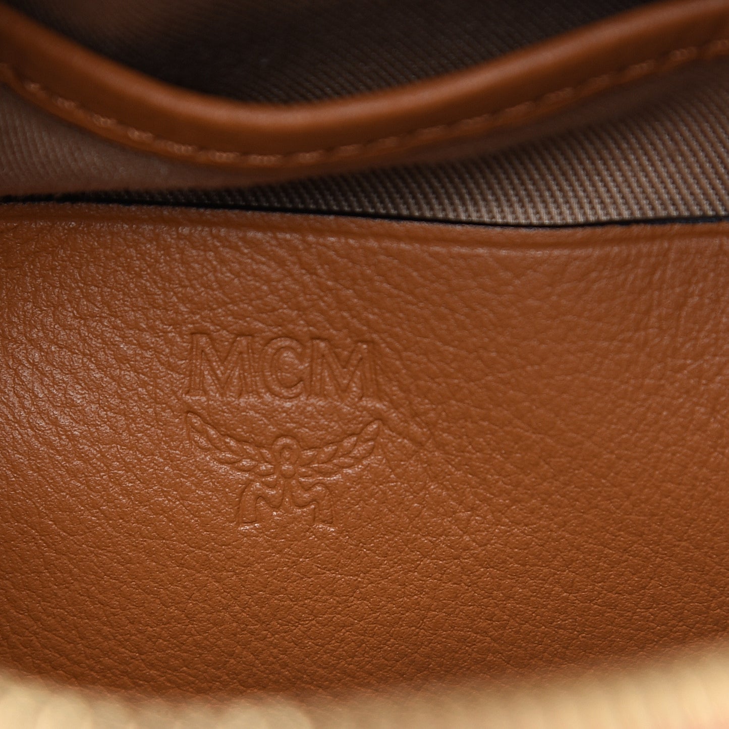 Visetos Mini Backpack Crossbody Bag Cognac