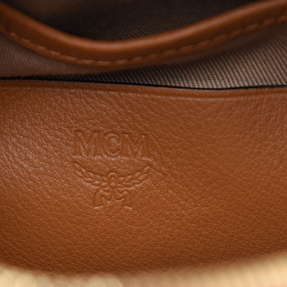 MCM Visetos Mini Backpack Crossbody Bag Cognac 5 of 8