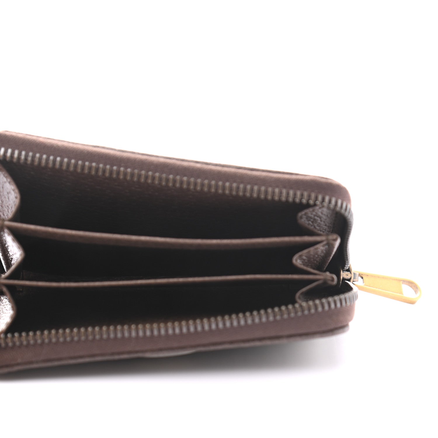 Gucci GG Supreme Web Ophidia Zip Around Card Case Brown 5 of 7
