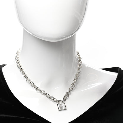 Tiffany Sterling Silver 1837 Lock Charm Necklace 2 of 4