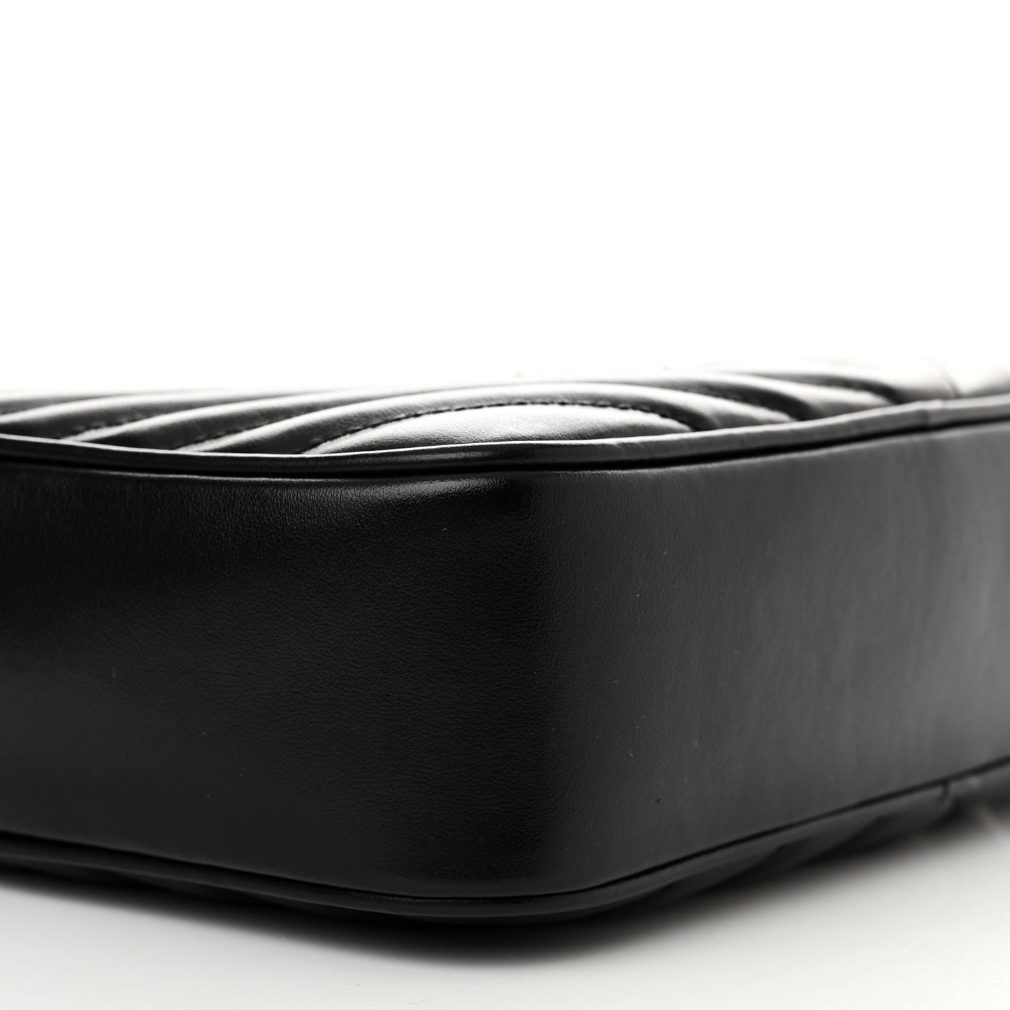 Calfskin Matelasse Monogram Lou Camera Bag Black